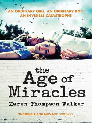 cover image of The Age of Miracles